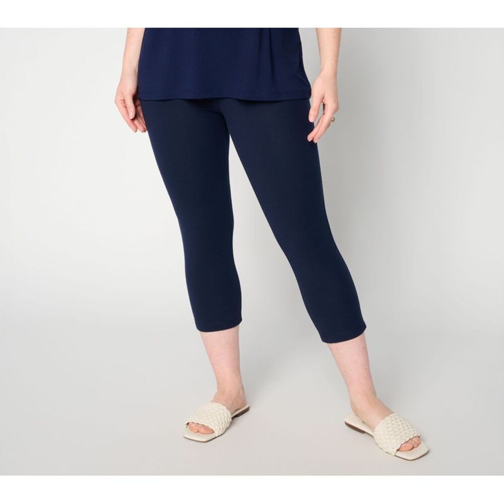 Susan Graver Women's Pants Sz L Make Your Selection: Weekend Premium Blue